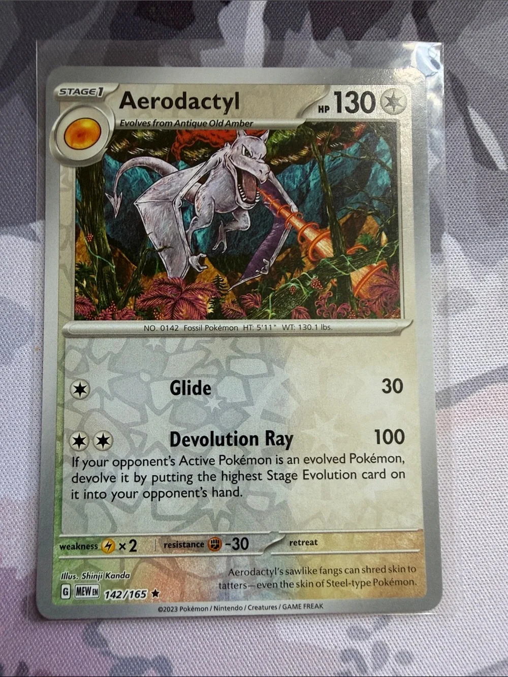 Antique Old Amber & Aerodactyl Pokémon Evolution Card Lot 🦖 | 3 Cards ✨5/$25✨
